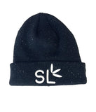 Suite Leaf Black, Speckled, Beanie (Unisex)