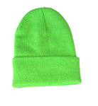 Suite Leaf Neon Green Beanie (Unisex)