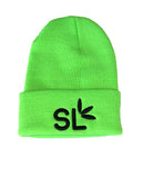 Suite Leaf Neon Green Beanie (Unisex)