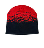 Suite Leaf Red & Black Beanie (Unisex)