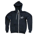 Suite Leaf Black Zip-up Hoodie (Unisex)